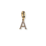 Load image into Gallery viewer, A Initial Diamond Charm