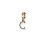 Load image into Gallery viewer, C Initial Diamond Charm