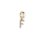 Load image into Gallery viewer, F Initial Diamond Charm
