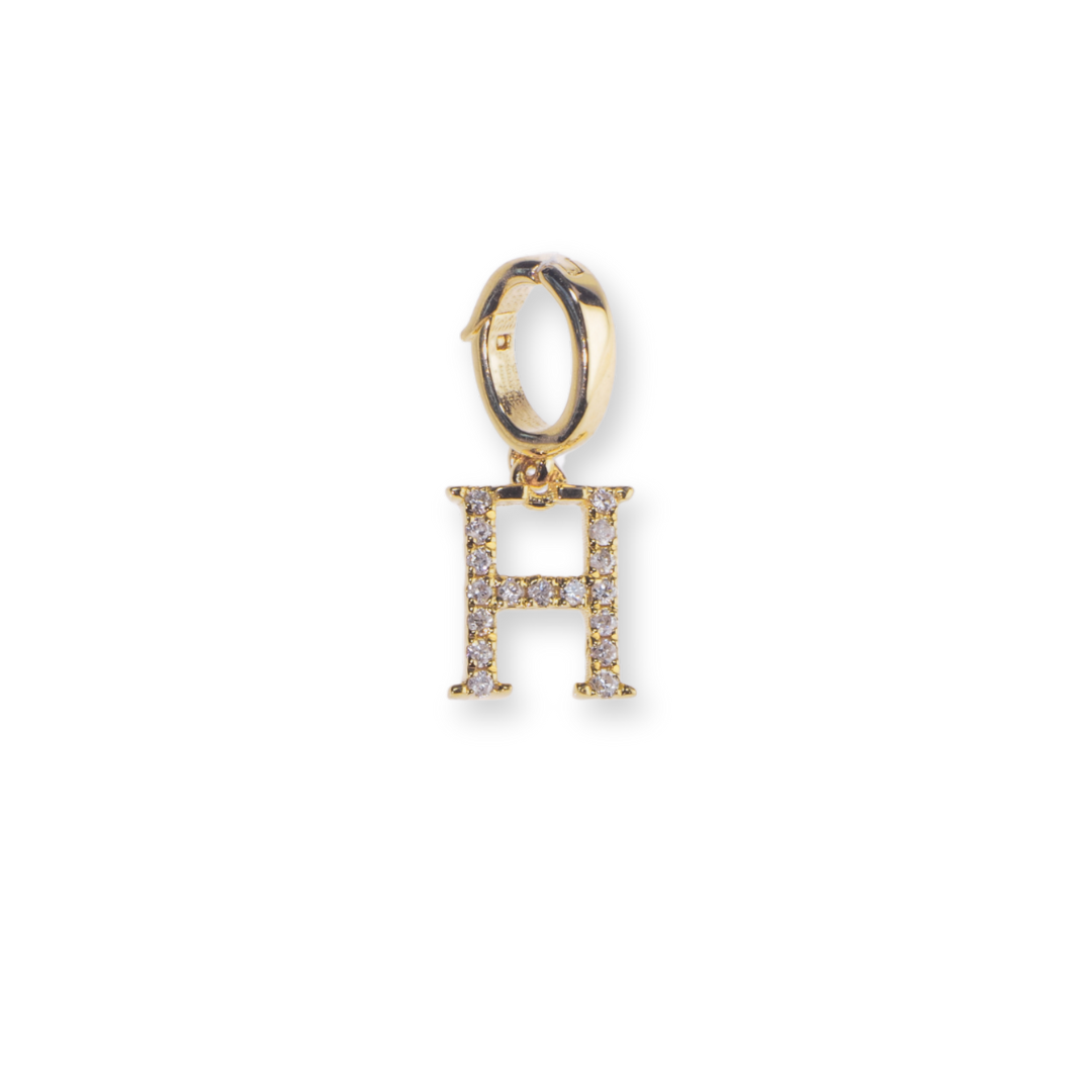 H Initial Diamond Charm