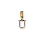 Load image into Gallery viewer, U Initial Diamond Charm