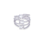 Load image into Gallery viewer, Statement Round &amp; Baguette 1.11ct Diamond Ring
