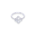 Load image into Gallery viewer, Clover Pear Rose Cut 0.5ct Diamond Ring
