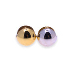 Load image into Gallery viewer, 2-Tone Round Chunky Hoops Earrings
