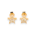 Load image into Gallery viewer, Star Stud Pie Cut 0.6ct Diamond Earrings
