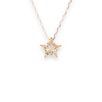 Load image into Gallery viewer, Star Stud Round 0.3ct Diamond Necklace
