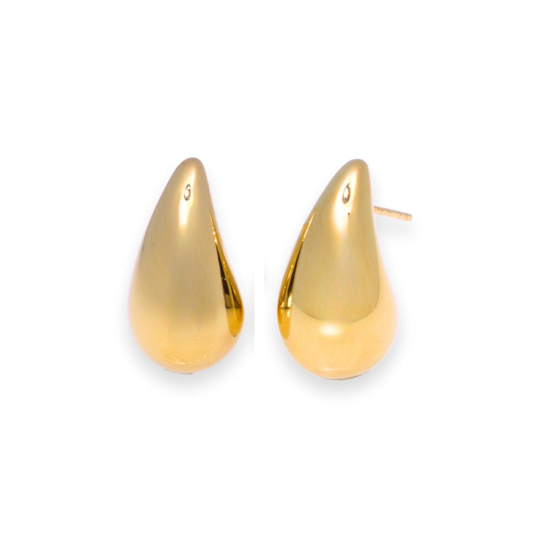 Pear Drop Stud Earrings