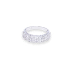 Load image into Gallery viewer, Half Eternity Round &amp; Baguette 0.9ct Diamond Ring
