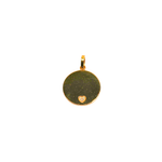 Load image into Gallery viewer, 18K Yellow Gold Vita Mia Round pendingct Diamond Charm
