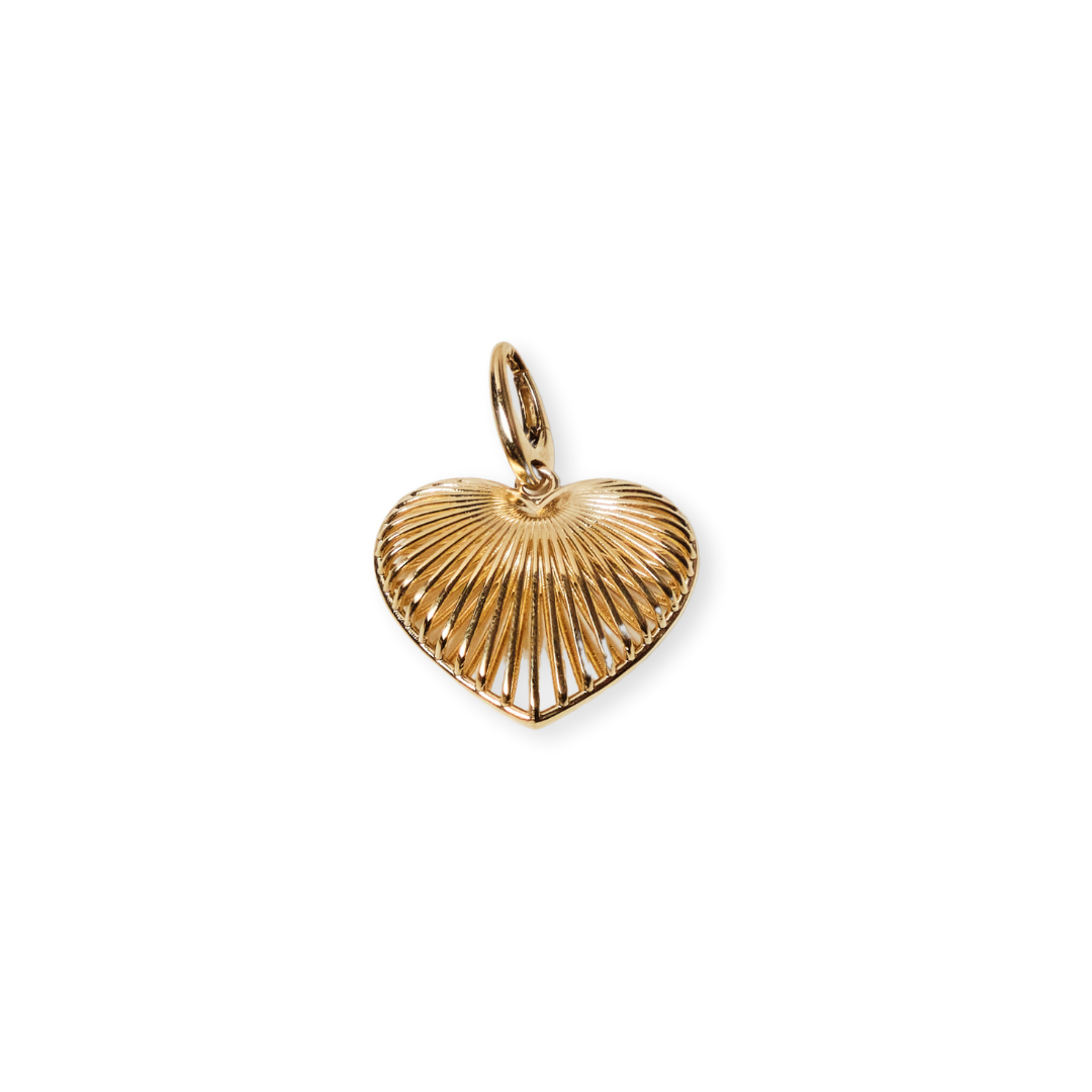 Golden Heart Charm