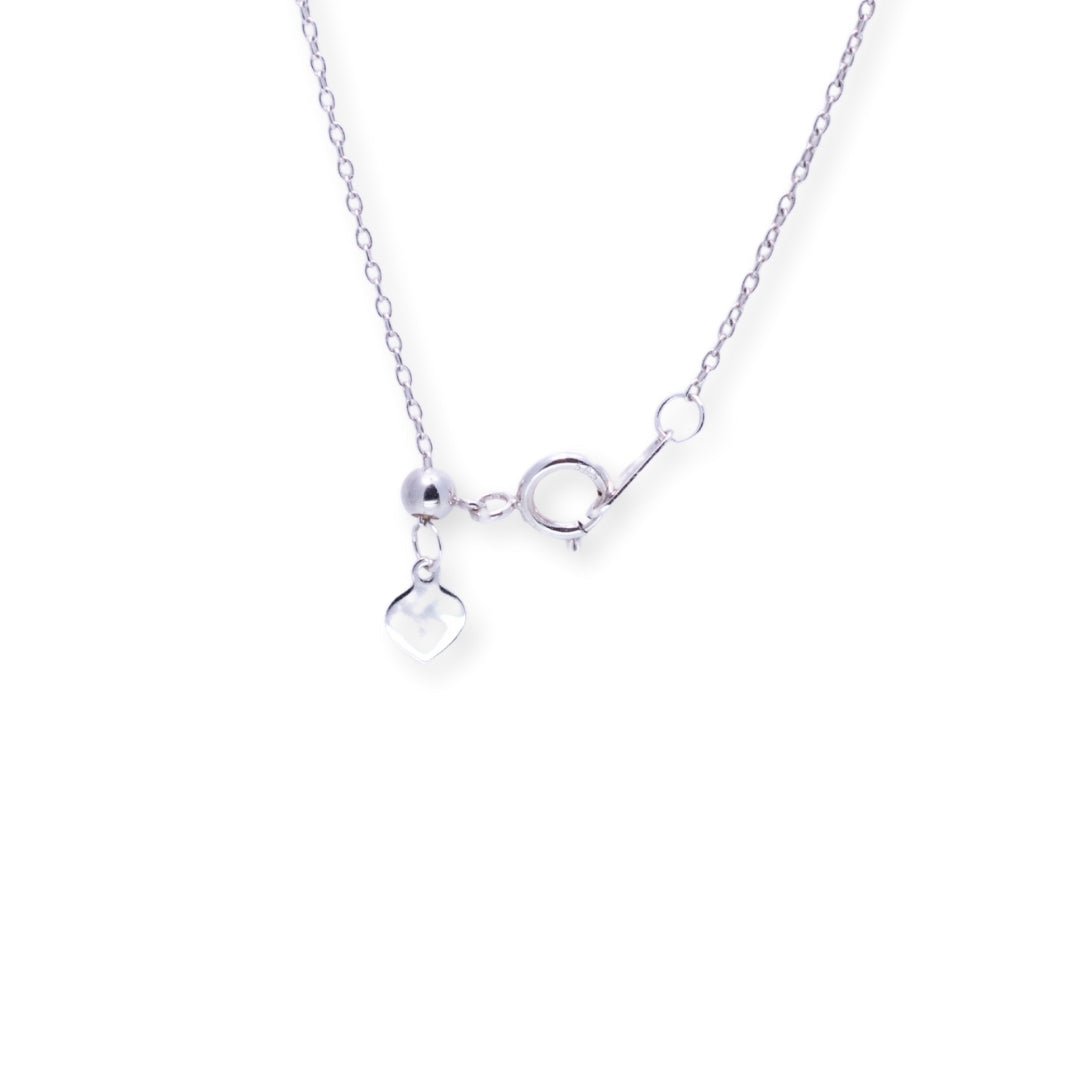 Round Lock Round 2.11ct Diamond & Lapis Necklace