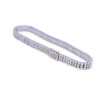 Load image into Gallery viewer, Tennis Square Setting Round 5.5ct Diamond Bracelet
