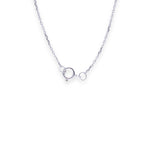 Load image into Gallery viewer, Flower Drop Round &amp; Baguette 0.6ct Diamond Necklace
