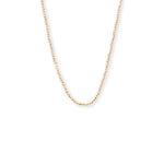 Load image into Gallery viewer, Half Paperclip Half Diamond Cut Necklace
