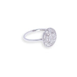 Load image into Gallery viewer, Double Halo Round 0.5ct Diamond Ring
