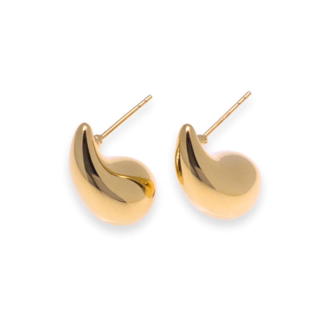 Pear Drop Stud Earrings