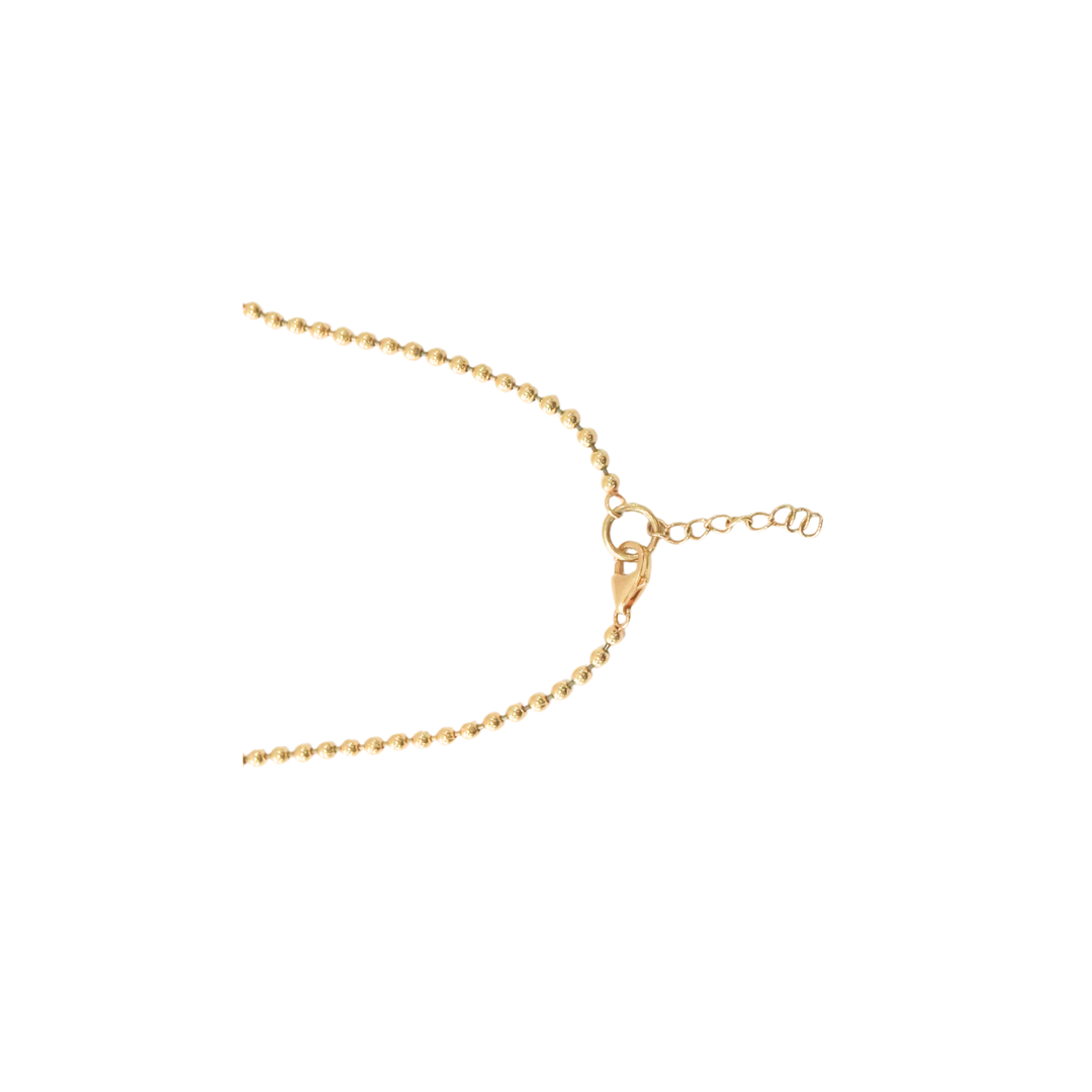 14K Yellow Gold Bead Chain Bracelet