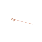 18K Rose Gold Mom & Me Heart Stud Round 0.15ct Diamond Bracelet