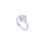 Load image into Gallery viewer, Clover Pear Rose Cut 0.5ct Diamond Ring
