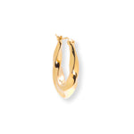 Load image into Gallery viewer, Bumpy U-Shaped Hoops Earrings
