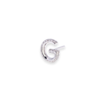 Load image into Gallery viewer, Letter G Stud 0.1ct Diamond Earrings
