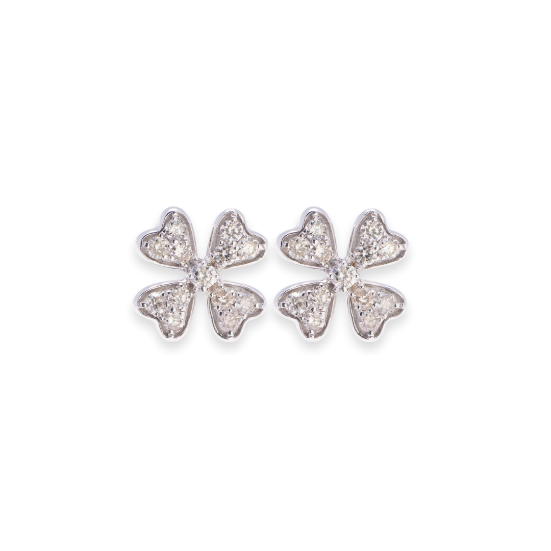 Clover 0.56ct Diamond Earrings