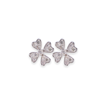 Load image into Gallery viewer, Clover 0.56ct Diamond Earrings
