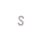 Load image into Gallery viewer, Letter S Stud 0.08ct Diamond Earrings
