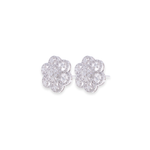 Load image into Gallery viewer, Dainty Flower 0.5ct Diamond Earrings
