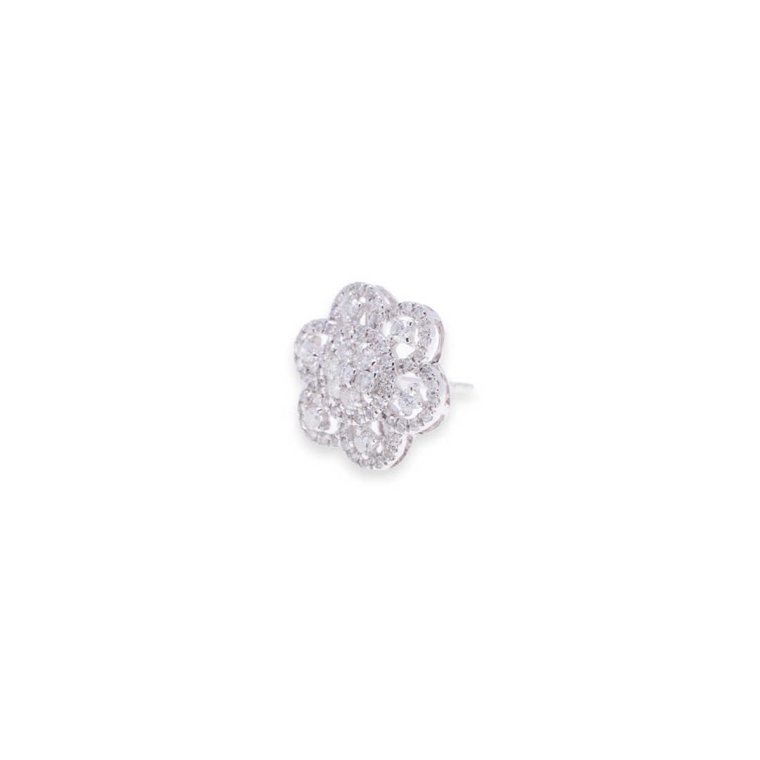 Dainty Flower 0.5ct Diamond Earrings