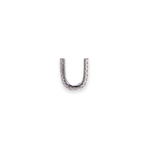 Load image into Gallery viewer, Letter U Stud 0.1ct Diamond Earrings
