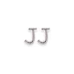 Load image into Gallery viewer, Letter J Stud 0.06ct Diamond Earrings
