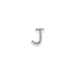 Load image into Gallery viewer, Letter J Stud 0.06ct Diamond Earrings
