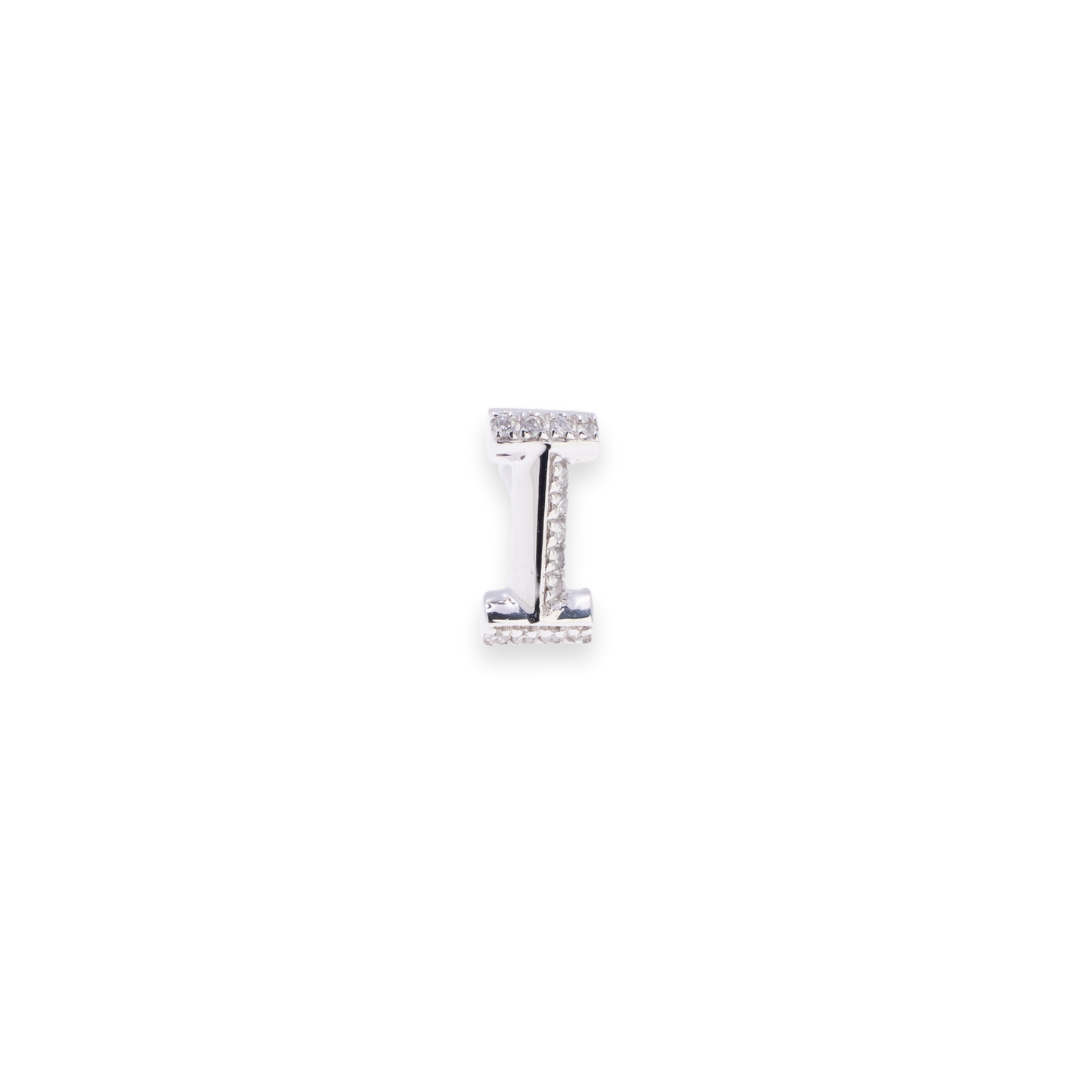 Letter I Stud 0.06ct Diamond Earrings