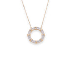 Load image into Gallery viewer, X Open Round 0.35ct Diamond Necklace
