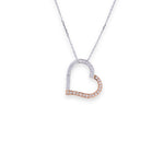 Load image into Gallery viewer, Open Heart 0.35ct Diamond Necklace
