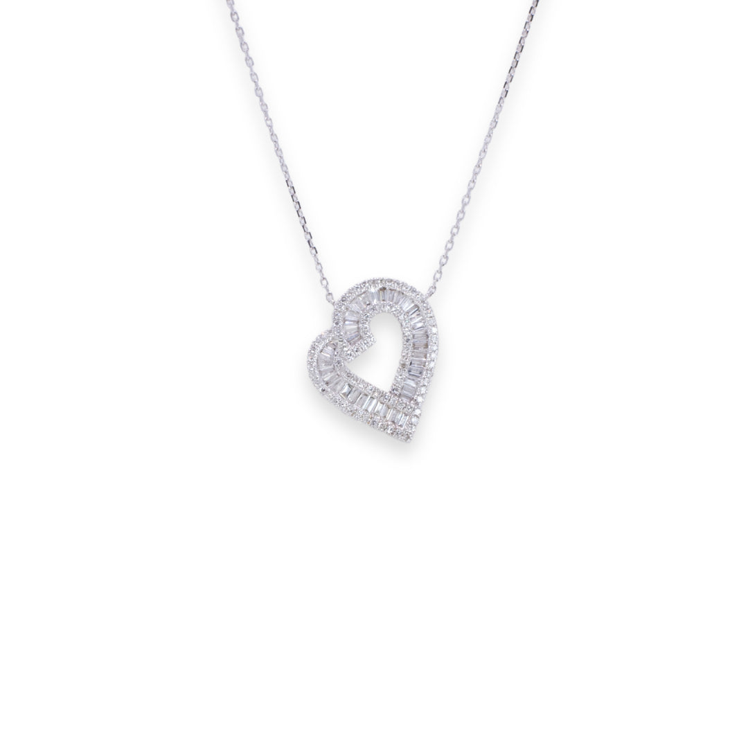 Heart 0.4ct Diamond Necklace