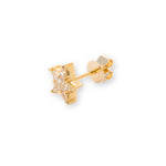 Load image into Gallery viewer, Star Stud Pie Cut 0.6ct Diamond Earrings
