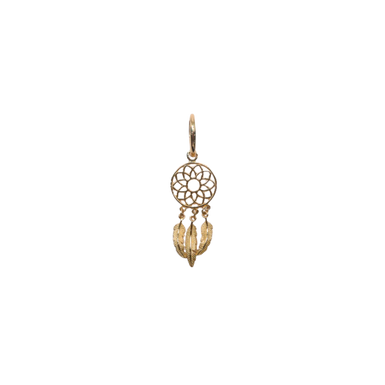14K Yellow Gold Dream Weaver Charm