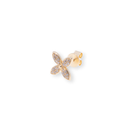 Load image into Gallery viewer, Clover Stud Round 0.12ct Diamond Earrings
