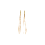 Load image into Gallery viewer, 14K Yellow Gold Statement Drop Earrings