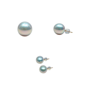 18K Yellow Gold Edison Pearls- 11-12mm Earrings