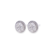 1st Gen Princess & Marquise & Round 1.32ct Diamond Earrings