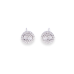 Load image into Gallery viewer, Oval Stud 0.18ct Diamond Earrings
