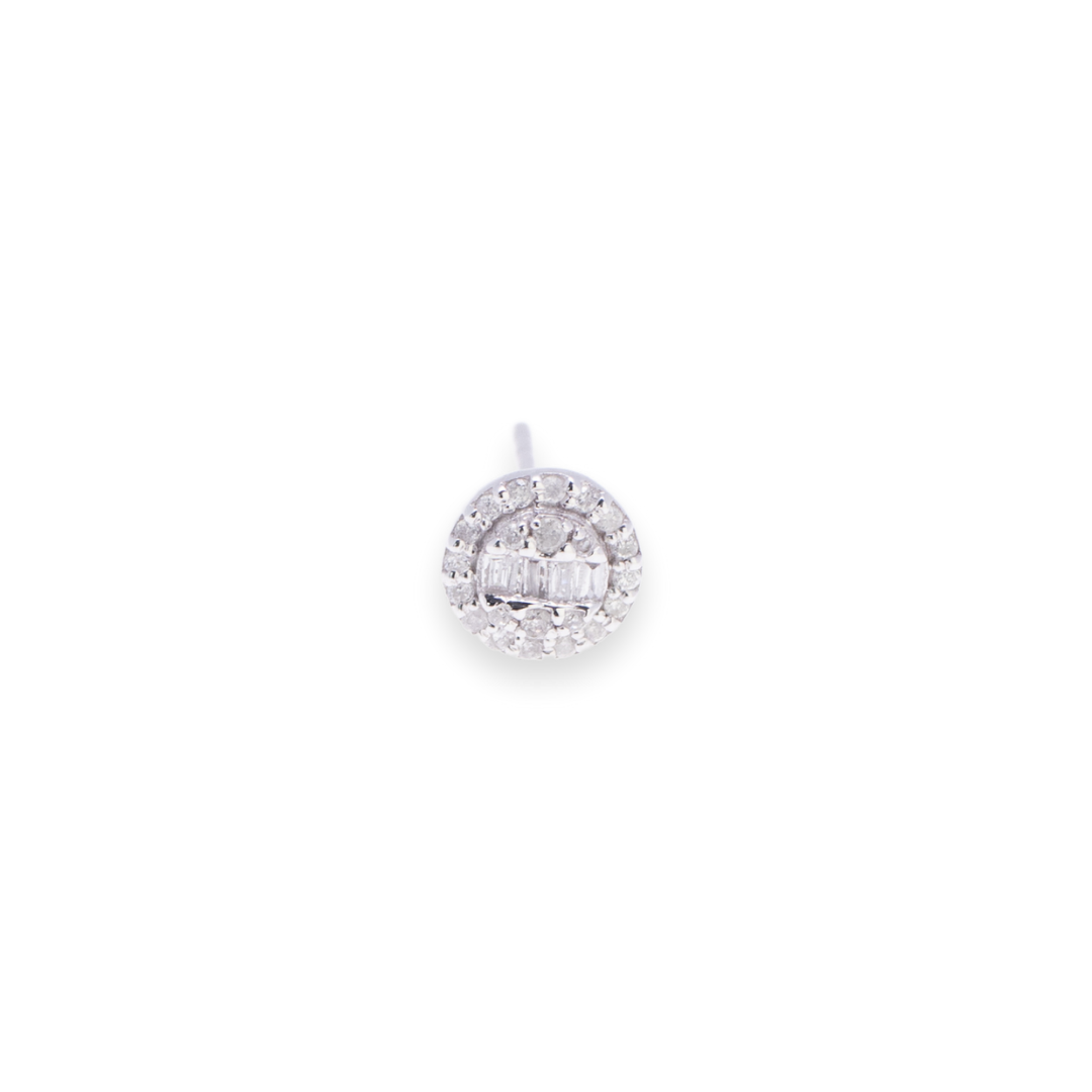 Oval Stud 0.18ct Diamond Earrings