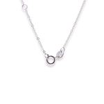 Load image into Gallery viewer, Pear &amp; Round 0.4ct Diamond Necklace
