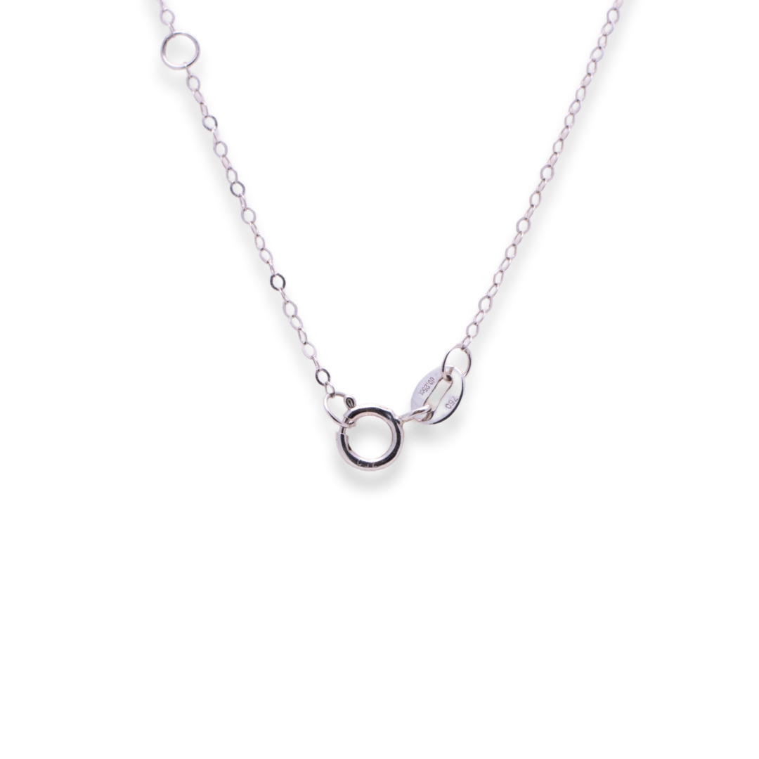 Pear & Round 0.4ct Diamond Necklace