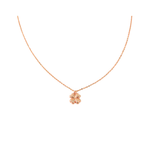 Load image into Gallery viewer, 14K Rose Gold 4 Leaf Clover Necklace