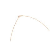 14K Rose Gold 4 Leaf Clover Necklace