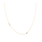 Load image into Gallery viewer, 14K Yellow Gold Evil Eye with Infinity Necklace